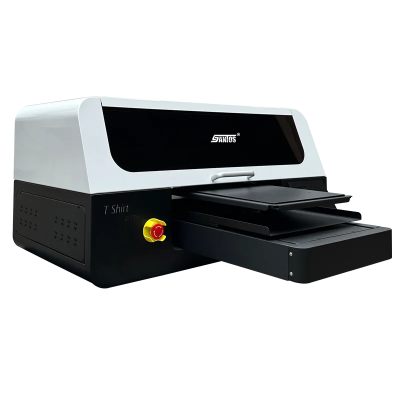 DTG Printer A3 4060 Model Digital Printer for T-shirt Hoodie Sweaters Quilt Cover Printing with 2 XP600 Heads Factory Wholesale