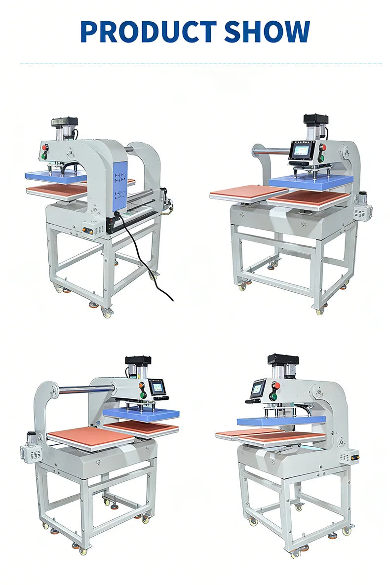 Automatic 38x38 40x50 40x60 Sublimation T-Shirt Heat Press Pneumatic for T-Shirt, Mug Printing  Regulator