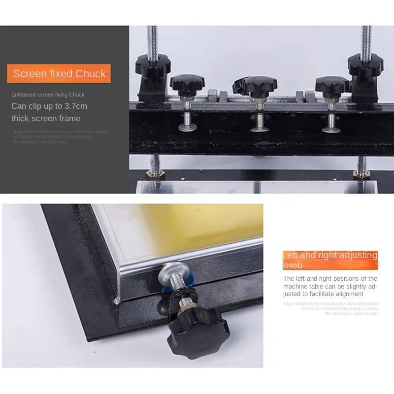 Silk Screen Printing Table, Manual Hot Stamping Table Solder Silk Screen Printing Machine, Manual Universal Fine-Tuning Printer