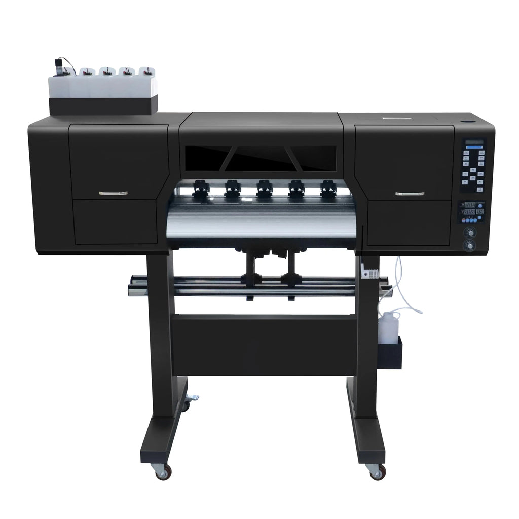 60cm Dtf Printer With Dual XP600 Printhead Heat Transfer Film Pet Film Printing Machine A1 24inch Dtf Printer With Powder Shaker