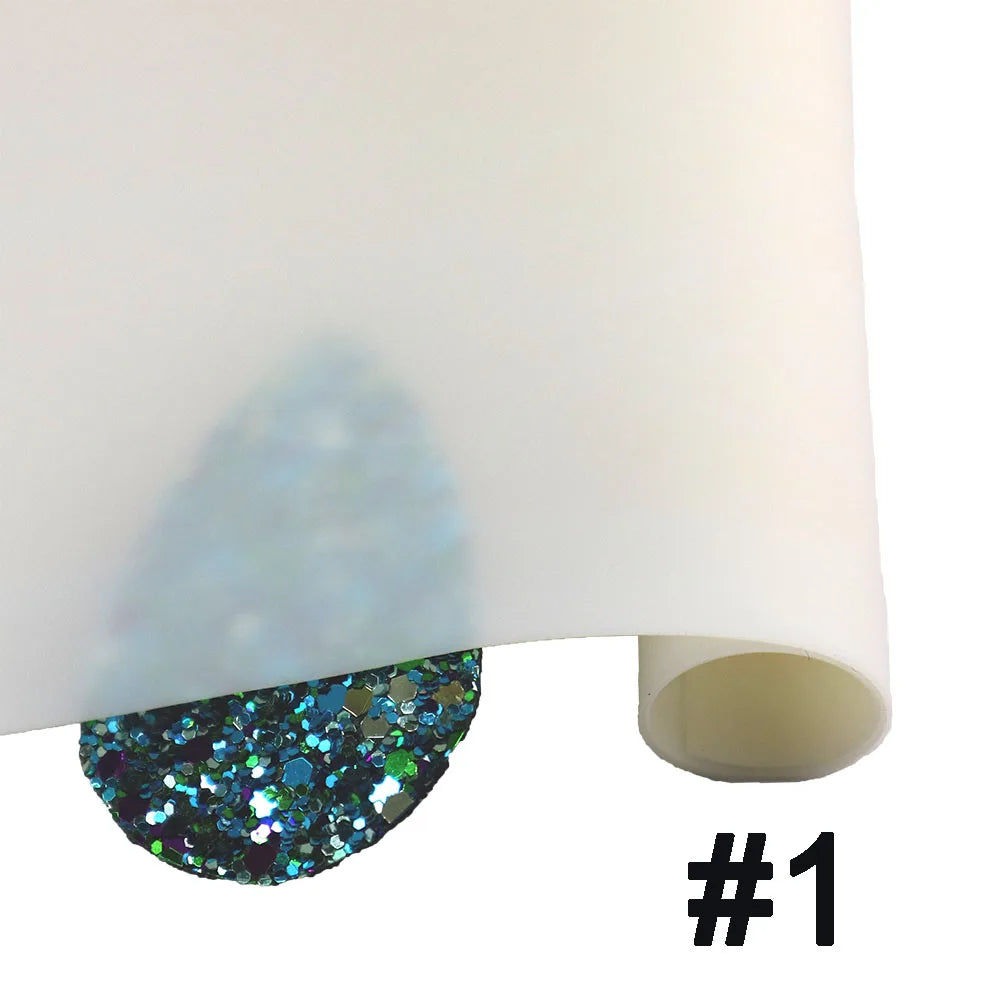 30x130cm Roll 0.5mm Jelly Solid Colored Translucent PVC Soft Plastic Vinyl Film for Making Bag Shoe Garment DIY BH030