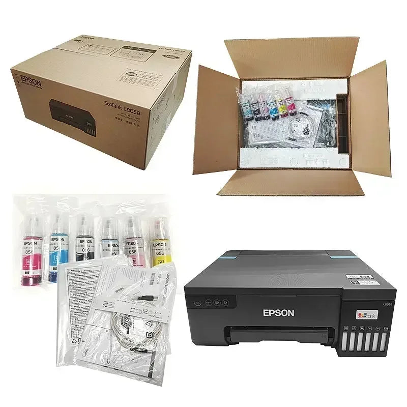 New 6 Color A4 L8050 ecotank photo printer sublimation printer for epson l8058 imprimante inkjet printer