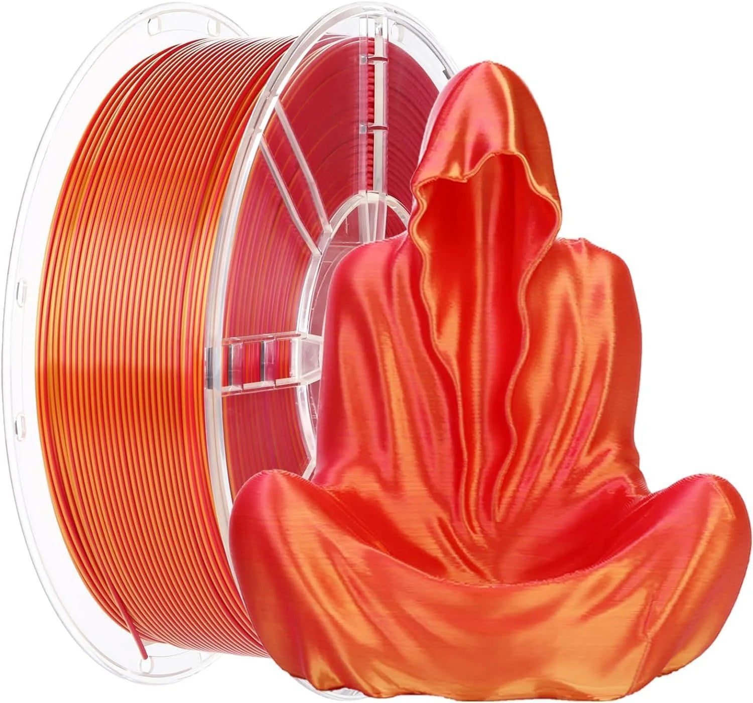 1kg 3D printer PLA silk filament 1.75mm multi-color silk texture smooth gradient effect material FDM printer consumables