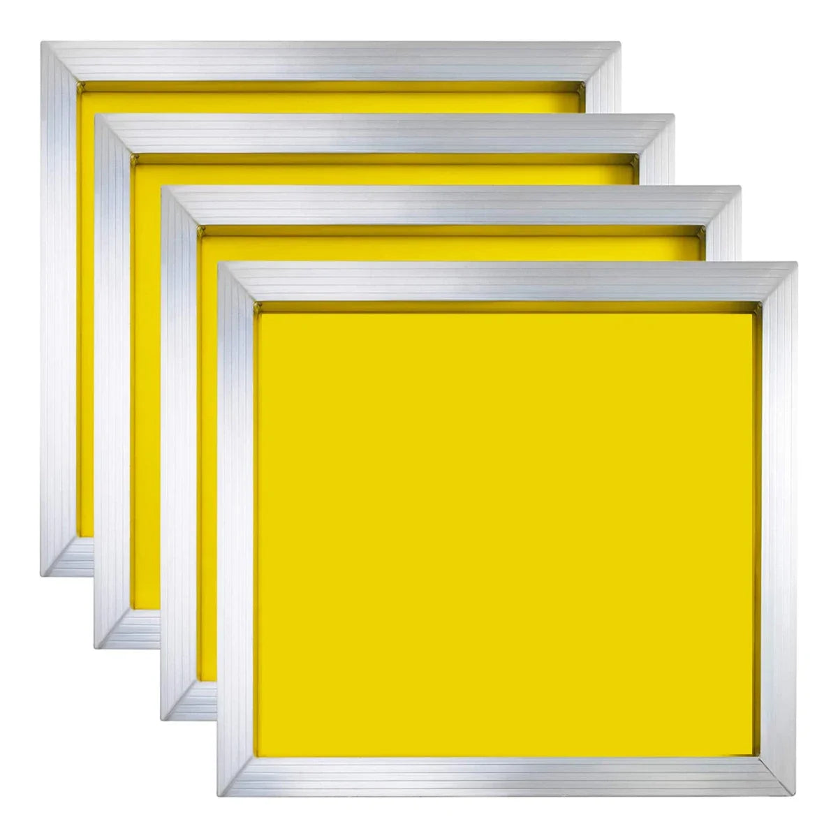 120 230 300 420 Mesh Count Screen Printing Aluminum Frames Silk Mesh Screen Printing Stretched White Yellow Polyester Mesh Frame