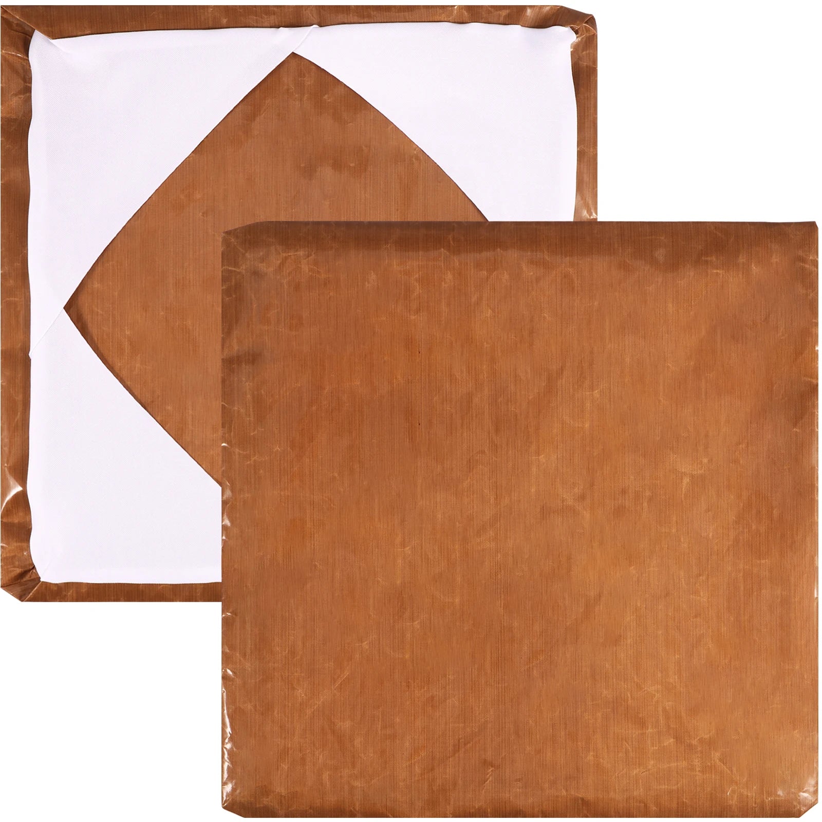 2Pcs Wrap Cover for Heat Press Platen Non-Stick High Temperature Resistant Teflon Protector for Remove Residue Ink and Adhesive