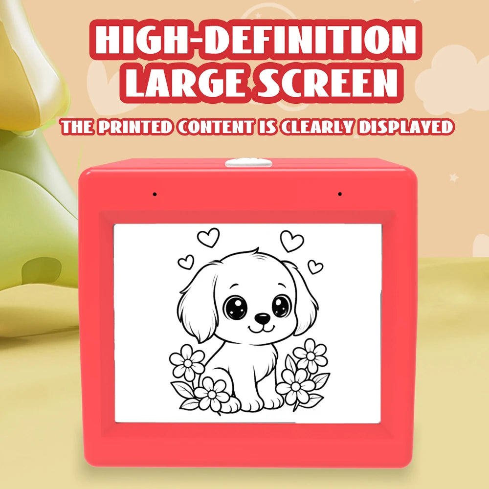 AI New Magic Box Voice Text Picture Printing Mini Thermal Printer WIFI Connect To Mobile Phone Parent-child Interaction Portable