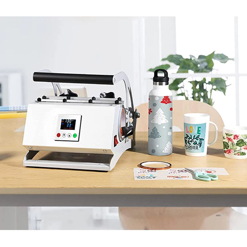 220V/110V Mug Heat Transfer Printer | 30oz Custom Mug Sublimation Printer | Heat Transfer Printer | 500W Mug Heat Transfer Print
