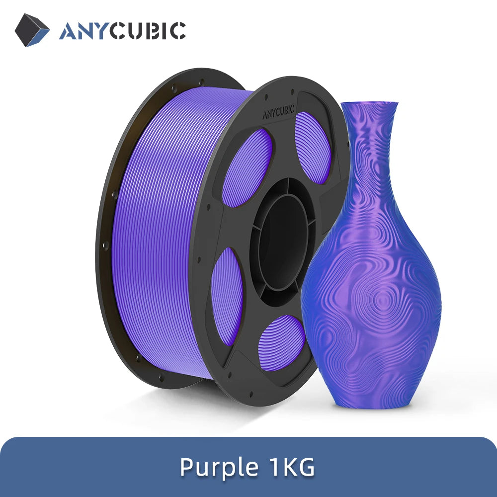 ANYCUBIC PLA Rainbow Silk Filament 1.75mm 3D Printer Printing Filament Christmas Toys 3D Printing Material For FDM 3D Printer