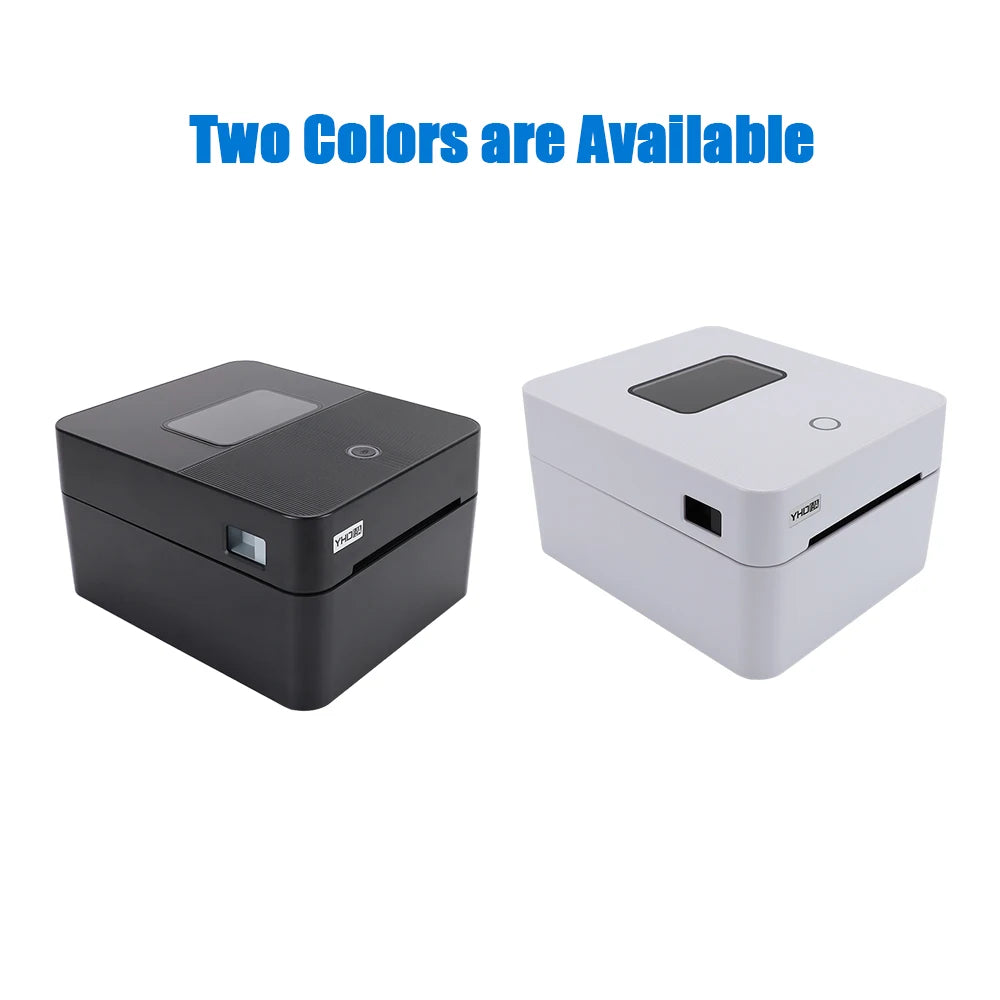 YHDAA 4 Inch Thermal Shipping Label Printer, Support Receipt Printing Waybill Printer 4x6, USB/WIFI/BT Connection Optional