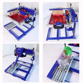 Manual QMH170 Cylinder Curved Screen Printing Machine Pen Cup Mug Bottle Bucket Silk Screen Printer Machine Desktop