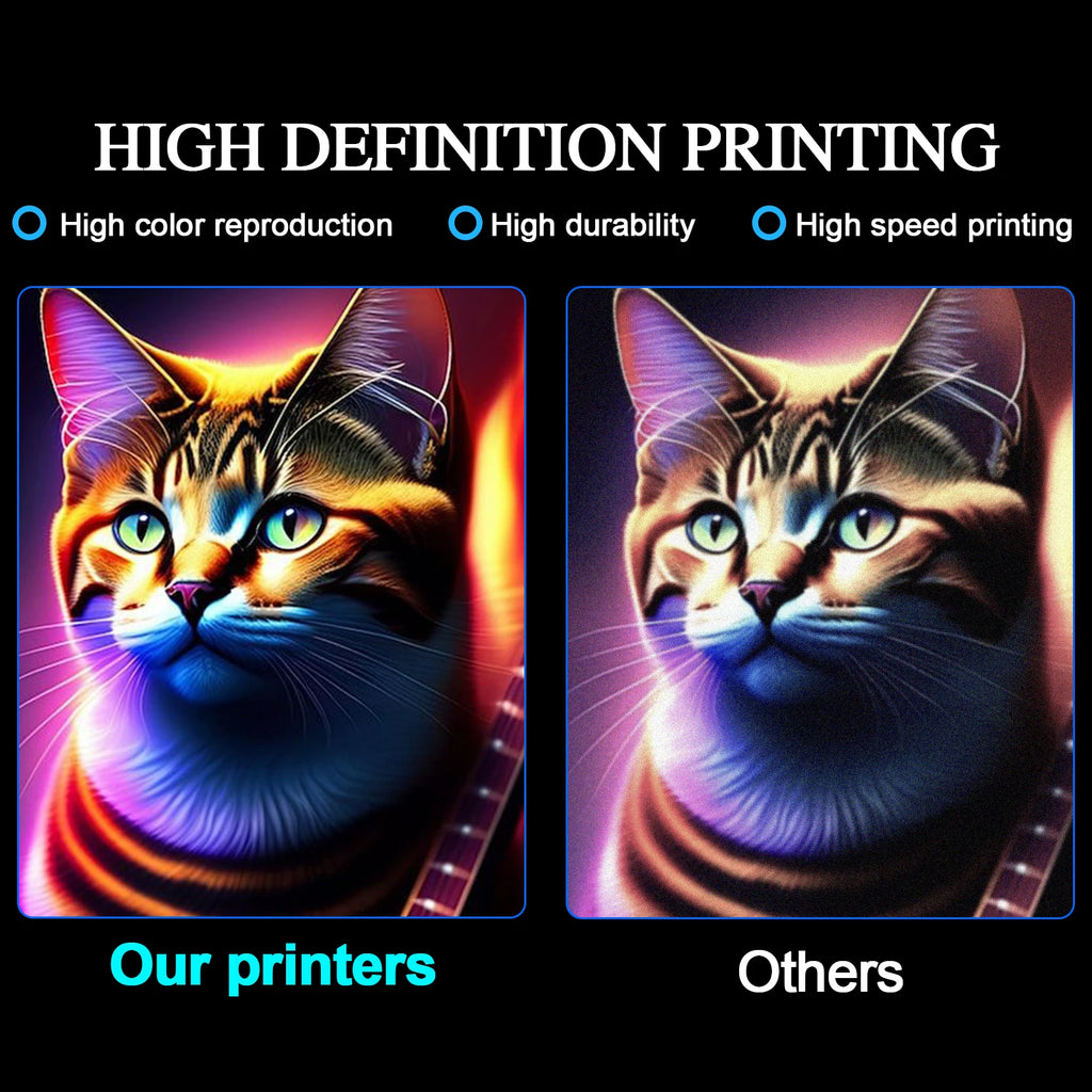 A4 A3 DTF Printer for Epson L805 Printhead Direct to Film Transfer DTF Printing Machine for All Dark & Light T-Shirts Fabrics