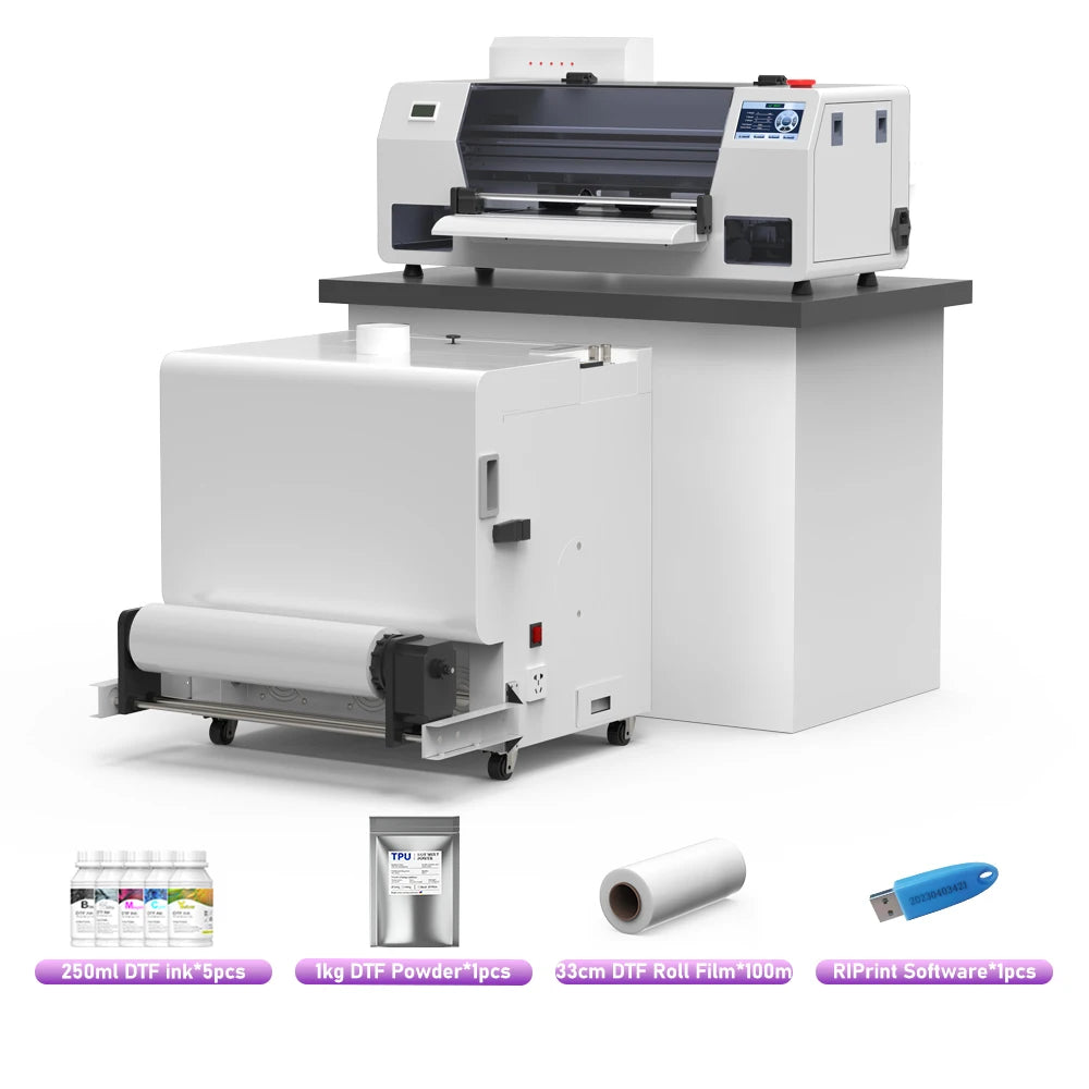 A3 DTF Printer i3200HD Print Head impresora dtf Directly to Film Transfer Printer For Textile Clothes T shirt Printing Machine