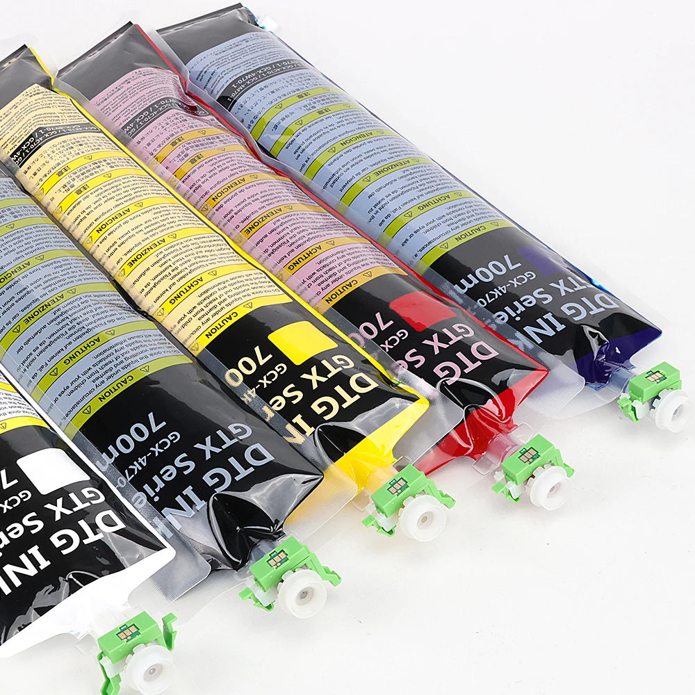 Winnerjet GTX ink bag 700ml High quality DTG Textile ink For Brother GTX-422 GTX-423 GTX-425 GTX-600 GTX PRO Brother printer ink