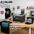 Multi Function 3 in 1 Heat Press Machine for Small Business T Shirt Mug Cap Heat Transfer DTF Sublimation