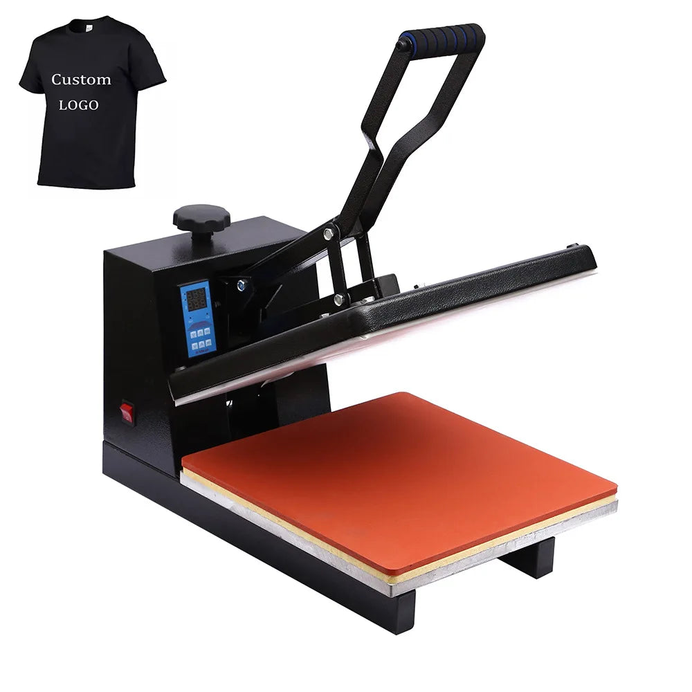38X38 heat transfer machine flat pressure heat transfer machine clothes T-shirt logo printing manual hot press machine