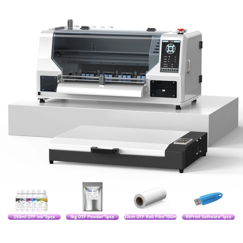 A3 DTF Printer Directly to Film Transfer Printer For Epson Dual i1600 Printhead impresora dtf A3 T shirt Printing Machine 13inch