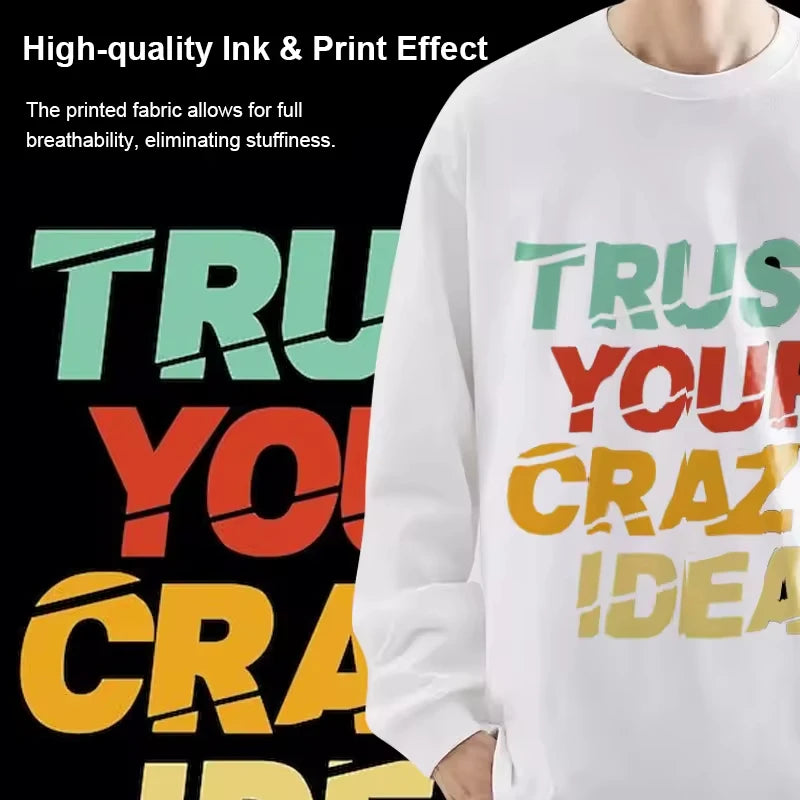 Guangzhou Manufacturer Automatic Digital DTG T-Shirt Inkjet Printer 4Pcs I3200 Printheads A3 Dimension Fabrics Printing Machine