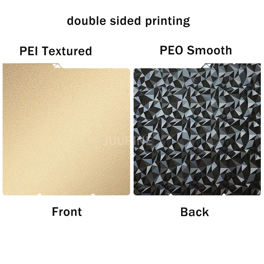 For Kobra S1 Combo Build Plate Kobra S1 PEI Sheet Spring Steel Double Sided Smooth PEO PET PEY for Anycubi Kobra S1 Print Plate