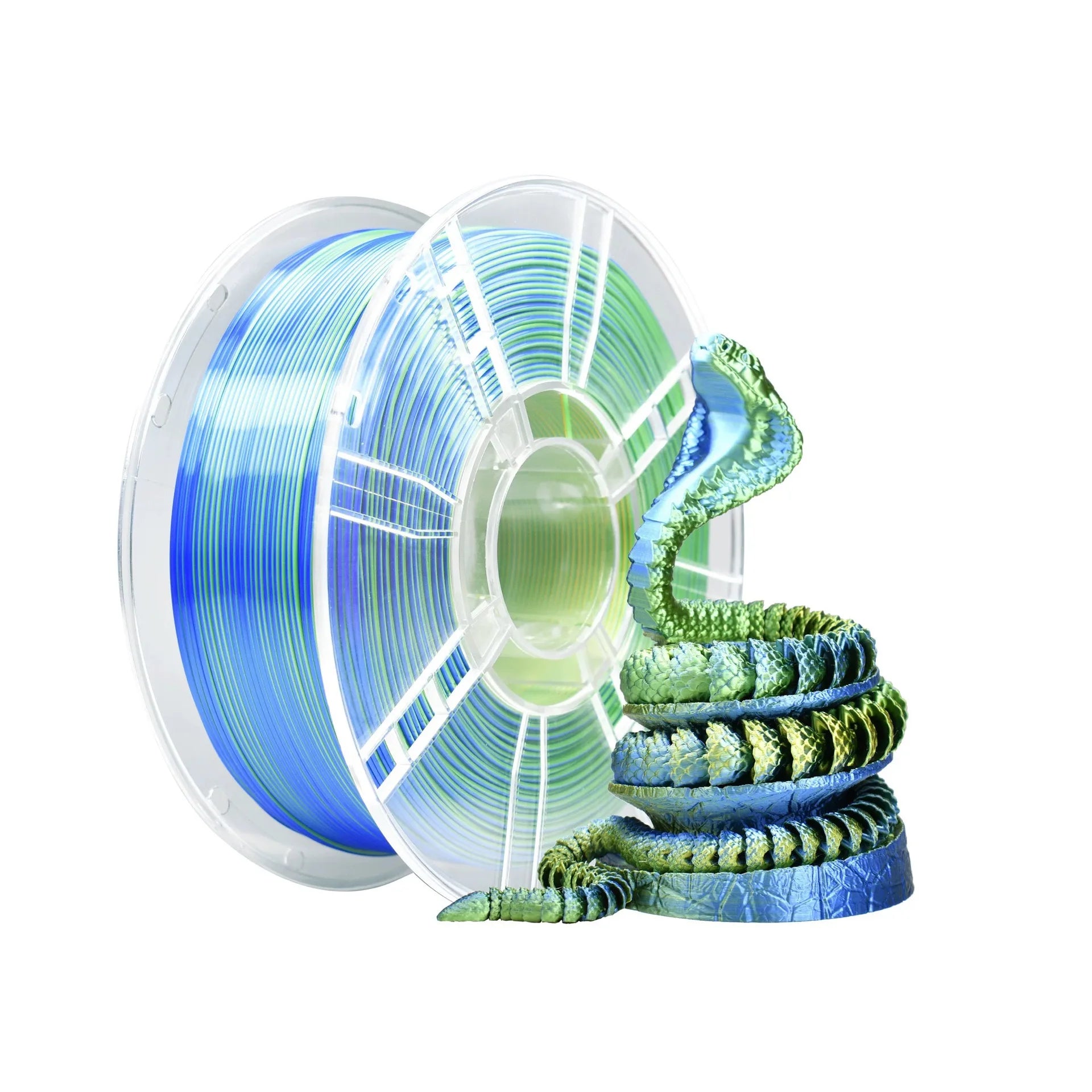 1kg 3D printer PLA silk filament 1.75mm multi-color silk texture smooth gradient effect material FDM printer consumables