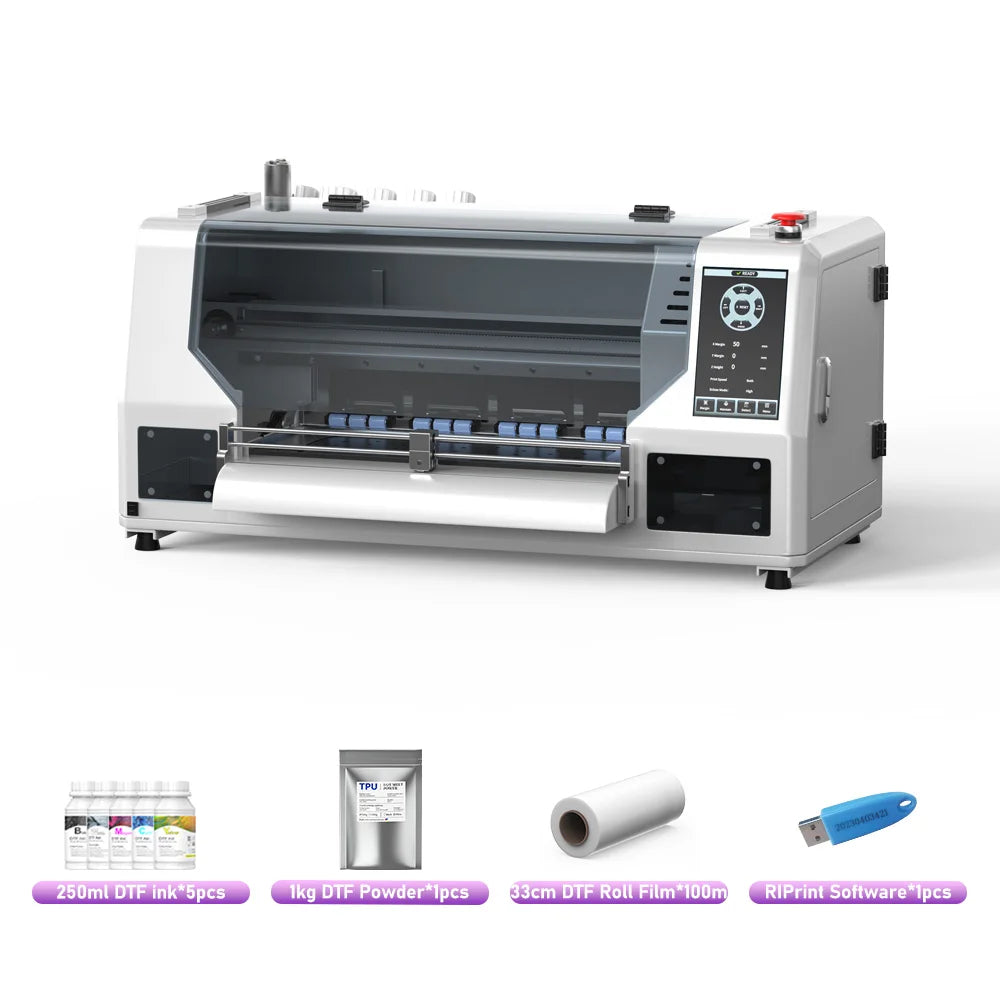 A3 DTF Printer Directly to Film Transfer Printer For Epson Dual i1600 Printhead impresora dtf A3 T shirt Printing Machine 13inch