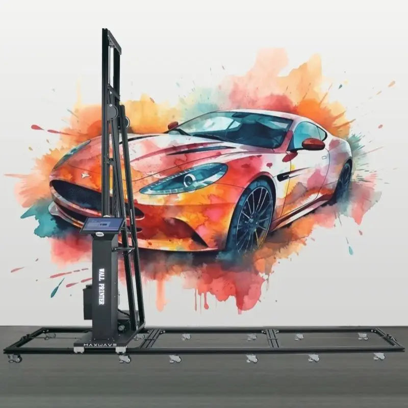 3D Wall Printer UV Flat Smart Vertical Wall Printer Large format Digital Varnish Inkjet Printing Machine Direct to Wall Artwork