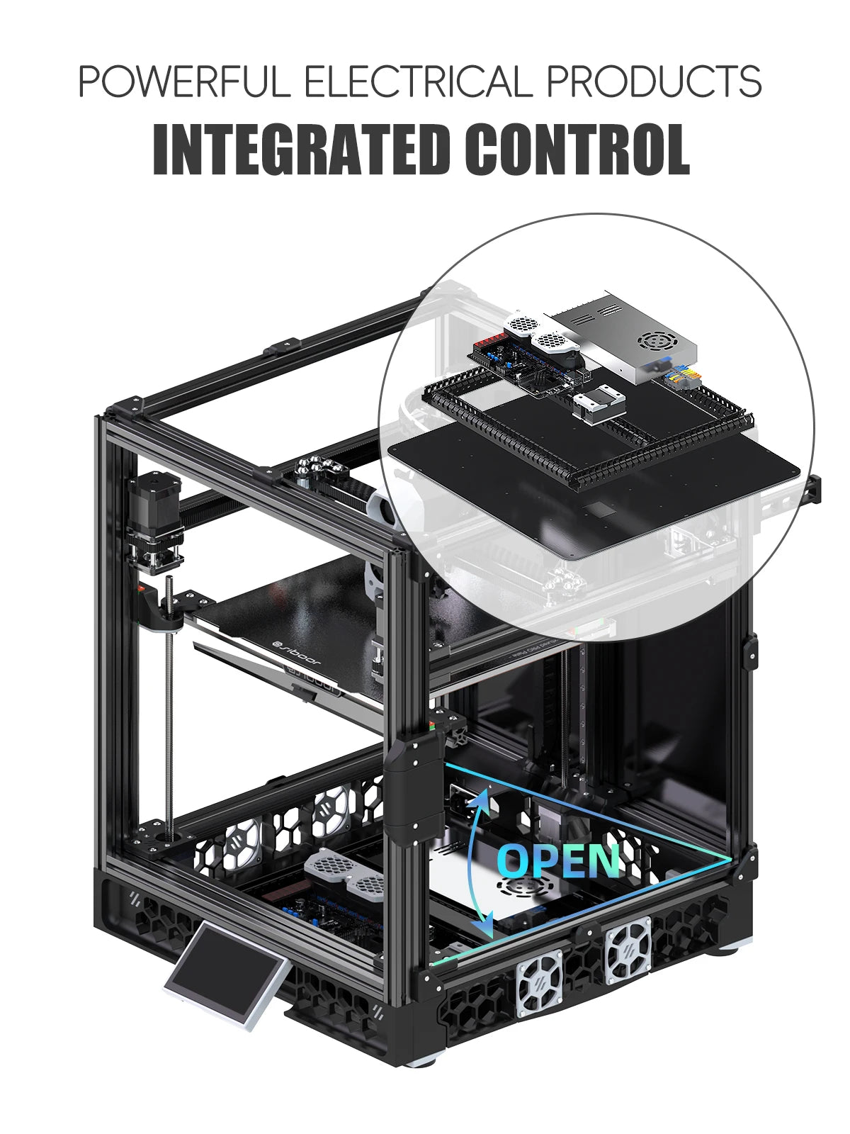 Voron Trident SIBOOR [June] CNC Metal Structure 4AWD CoreXY 3D Printer Upgraded Stealthburner DIY 3D Printer Full Kits
