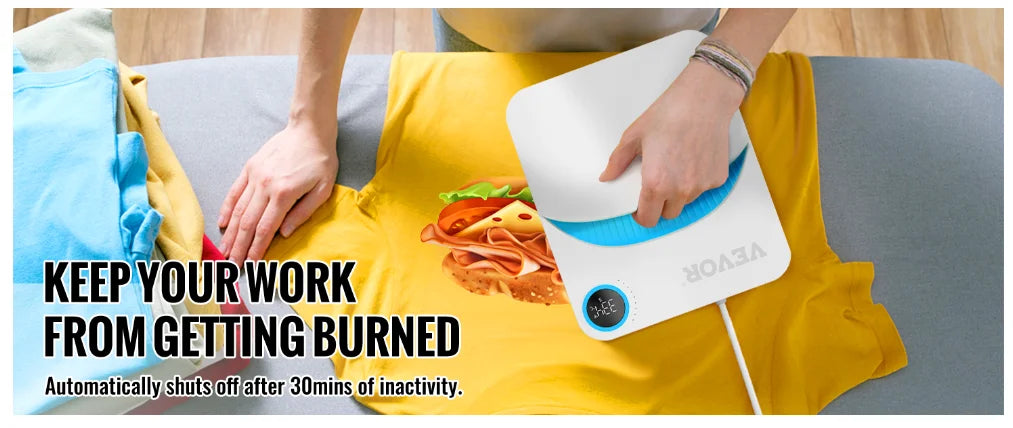 9x9/12x10 inch Portable Heat Press Machine DIY Shirt Printing Multifunctional Sublimation Transfer for HTV Vinyl T-shirt Bag