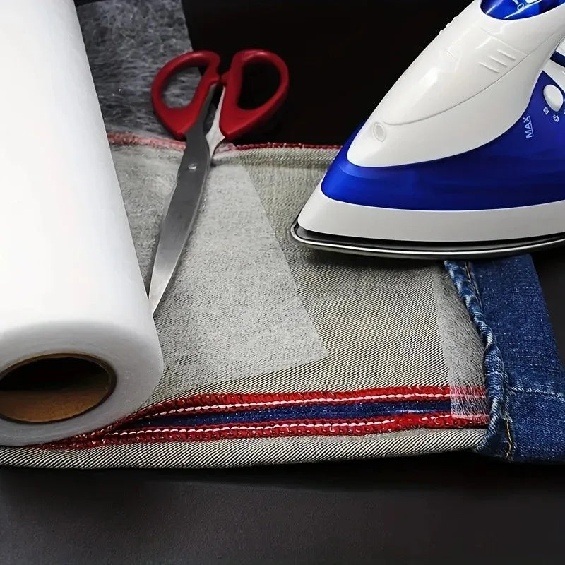 Comfortable Hot Melt Adhesive Tape -1 roll, 20 meters long, easy to apply steel adhesive, suitable for pants, dresses, clothes,