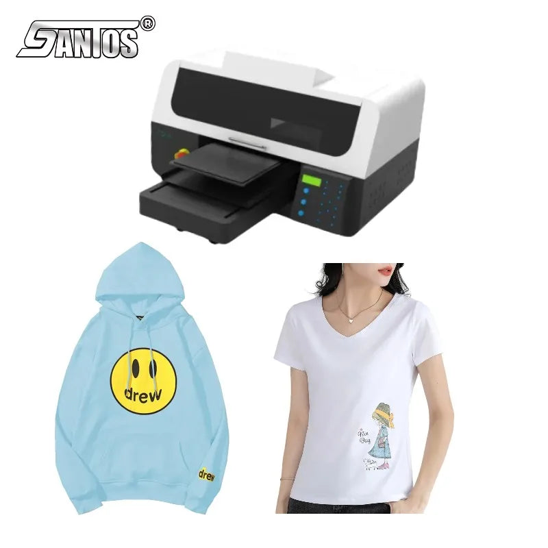 4060 40*60Cm Dtg T-Shirt Printing Machine Clothes Textile Digital T Shirt Dtg Printers