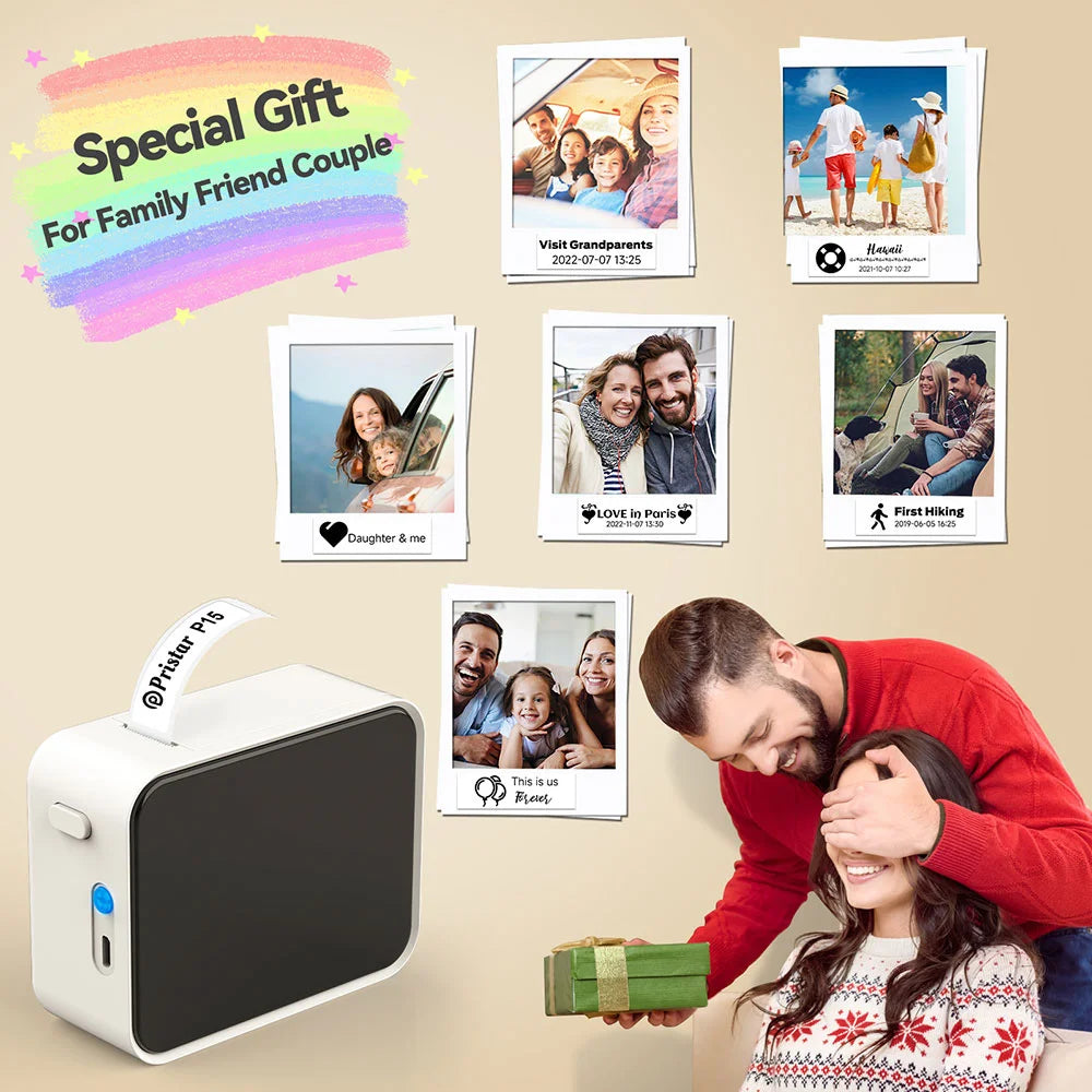 Marklife Mini Bluetooth Thermal Label Printer D110 B21 P15 Without Ink Self-Adhesive Stickers Printer For Office Kitchen School
