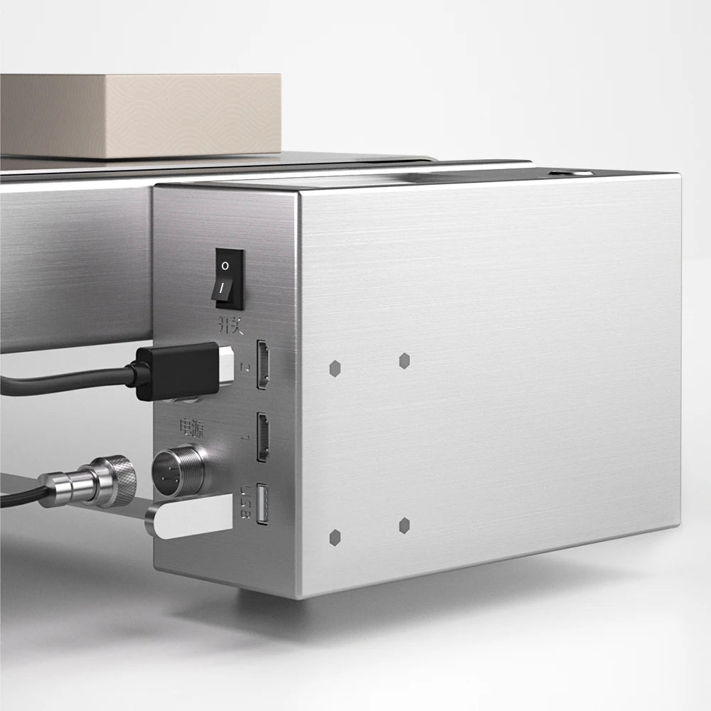 Willita Online TIJ Inkjet Printers with Conveyor Belt All in One For Barcode Expiry Date QR Code Logo Continuous Coding Machine
