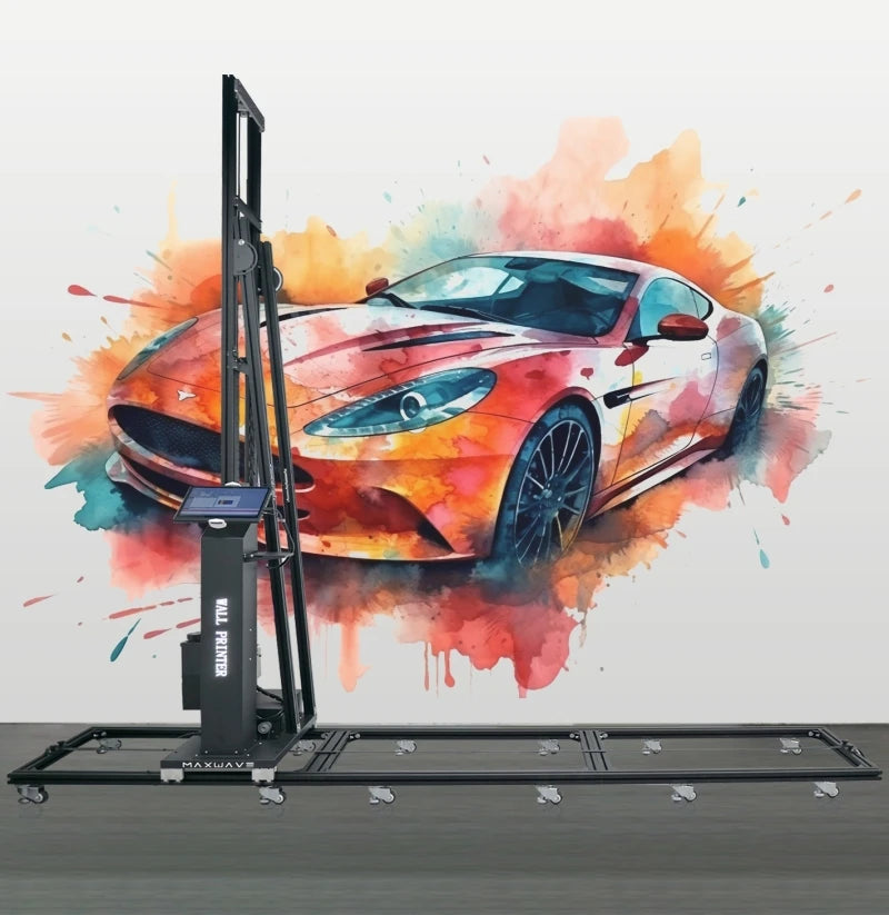 3D Wall Printer UV Flat Smart Vertical Wall Printer Large format Digital Varnish Inkjet Printing Machine Direct to Wall Artwork