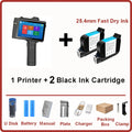 WILLITA S10 25.4mm Portable Handheld Inkjet Printer Print Gun Expire Date Serial Number Logo Coding Machine Business Printer