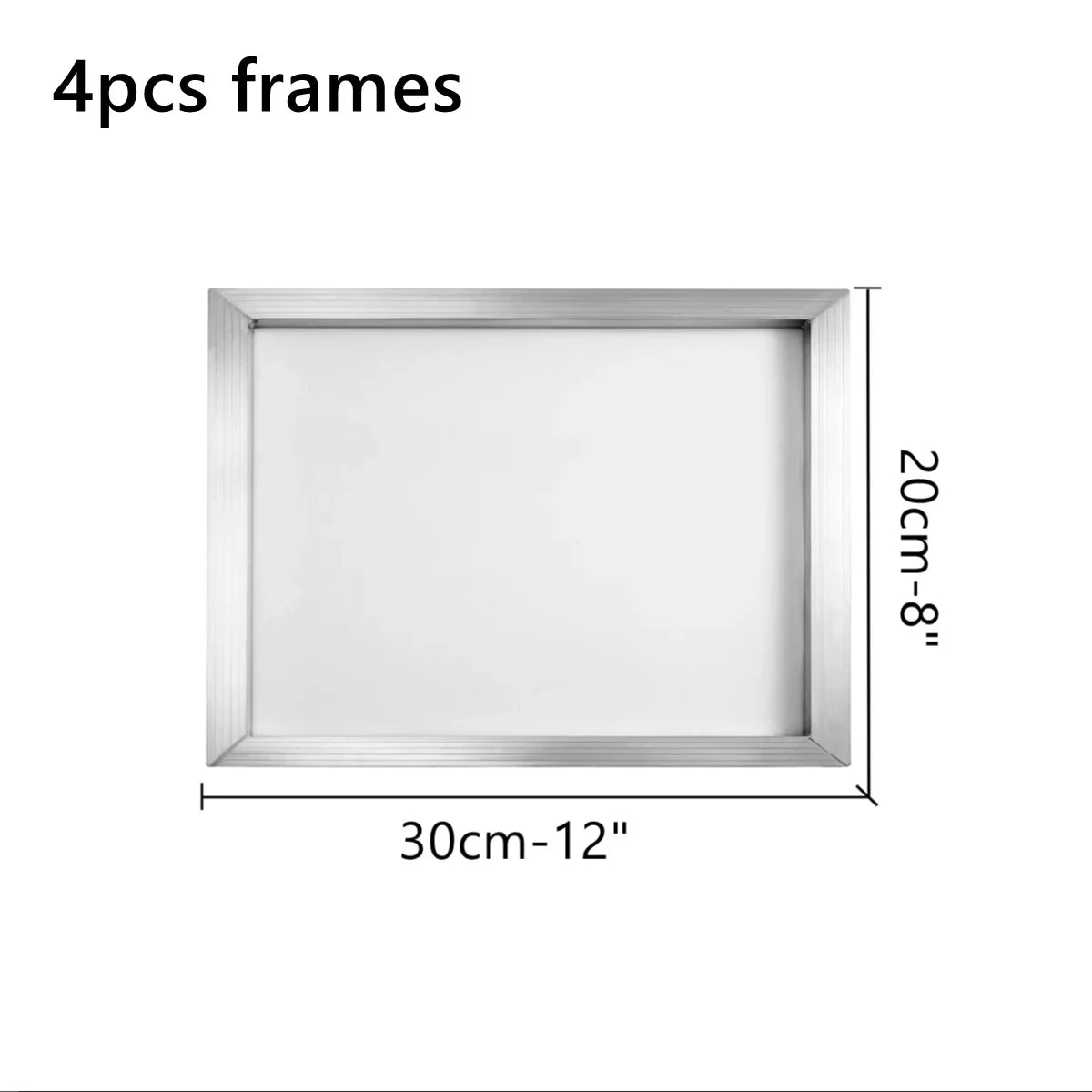 120 230 300 420 Mesh Count Screen Printing Aluminum Frames Silk Mesh Screen Printing Stretched White Yellow Polyester Mesh Frame
