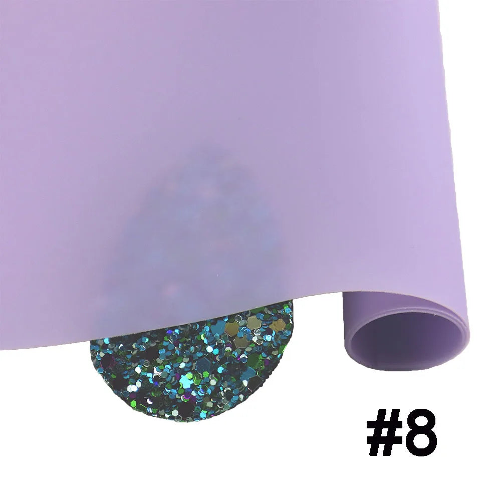 30x130cm Roll 0.5mm Jelly Solid Colored Translucent PVC Soft Plastic Vinyl Film for Making Bag Shoe Garment DIY BH030