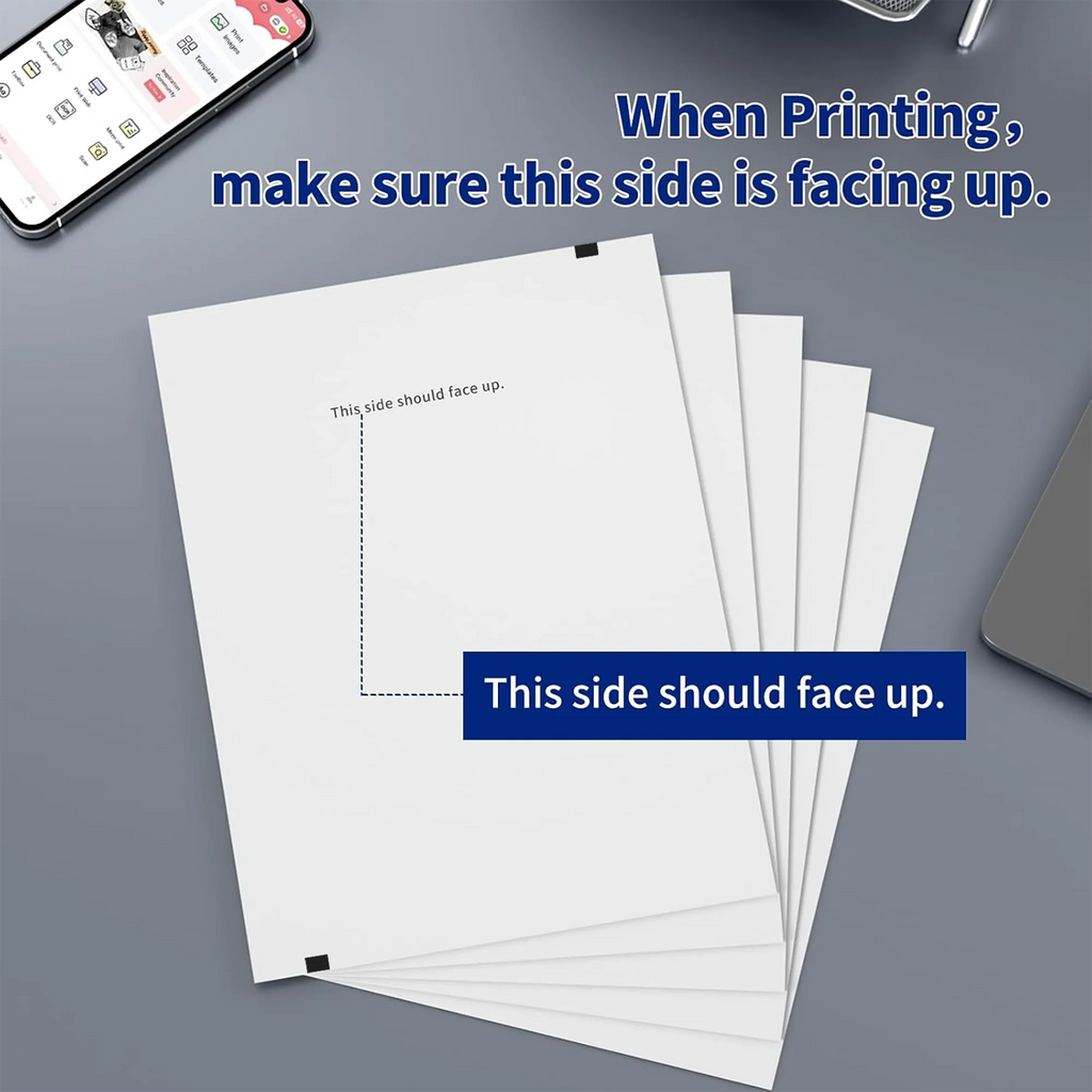 100 Sheets A4 Thermal Paper Printing Paper 210x30mm Suitable For A4 Wireless Bluetooth Thermal Printer Fax Machine Paper
