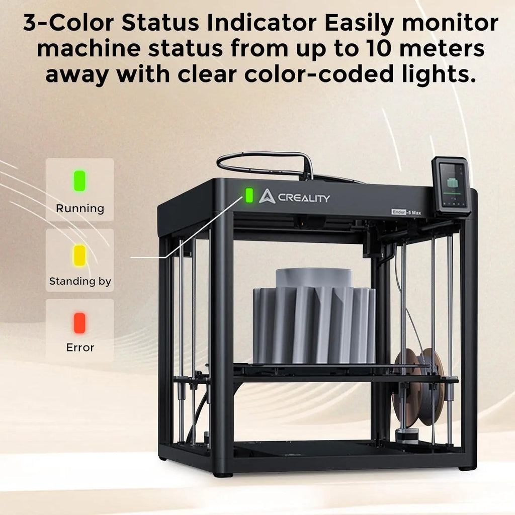 Creality Ender-5 Max 3D Printer,400x400x400mm Large Build Volume, 700mm/s High-Speed Printing, 36-Point Auto Leveling