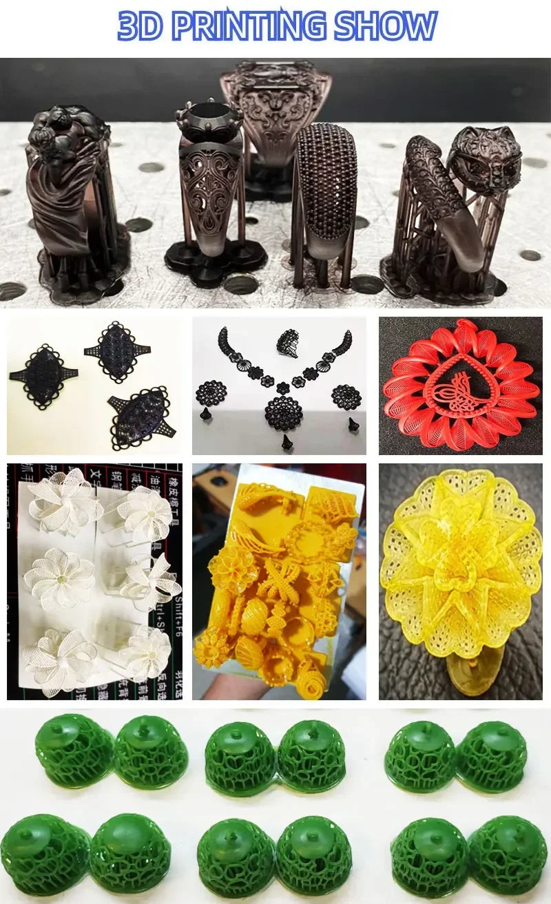 3D High Wax 80% Liquid Photopolymer Resins 3D Casting Resins Jewelry Castable Resin for LCD DLP SLA Printer
