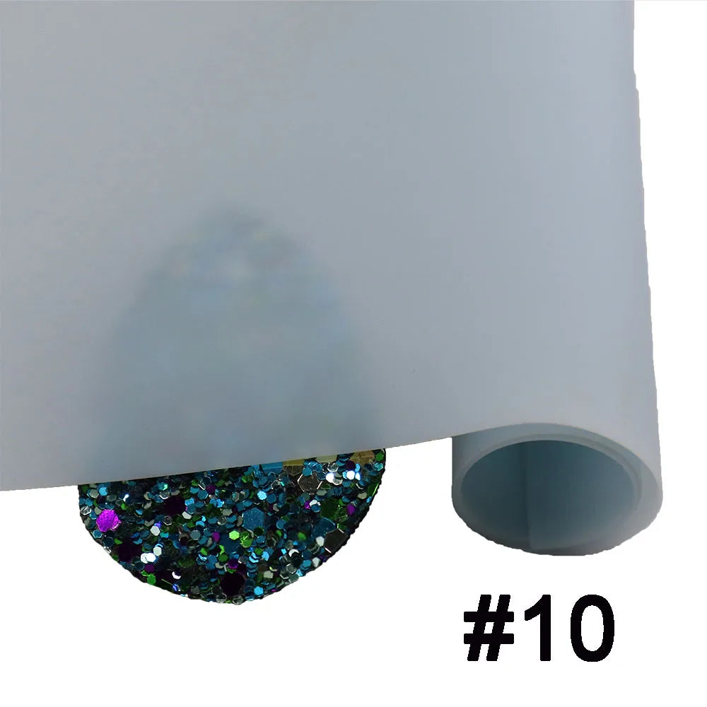 30x130cm Roll 0.5mm Jelly Solid Colored Translucent PVC Soft Plastic Vinyl Film for Making Bag Shoe Garment DIY BH030