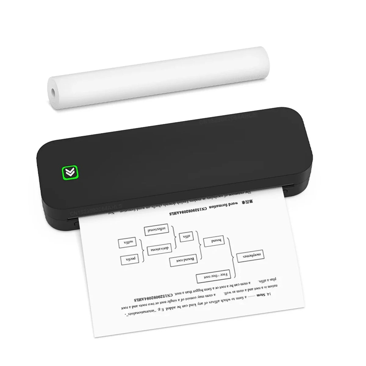 Marklife Portable A4 Thermal Printer Bluetooth-compatible Photo PDF Printing Machine Folded Rolls Paper for Office Home Travel