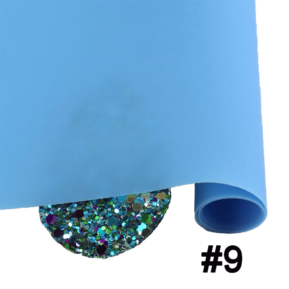 30x130cm Roll 0.5mm Jelly Solid Colored Translucent PVC Soft Plastic Vinyl Film for Making Bag Shoe Garment DIY BH030