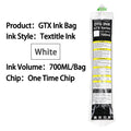 Winnerjet 700ML/Bag DTG Textile Ink Bag With Chip For Brother GTX-422 GTX-423 GTX-425  GTX  GTX PRO printer