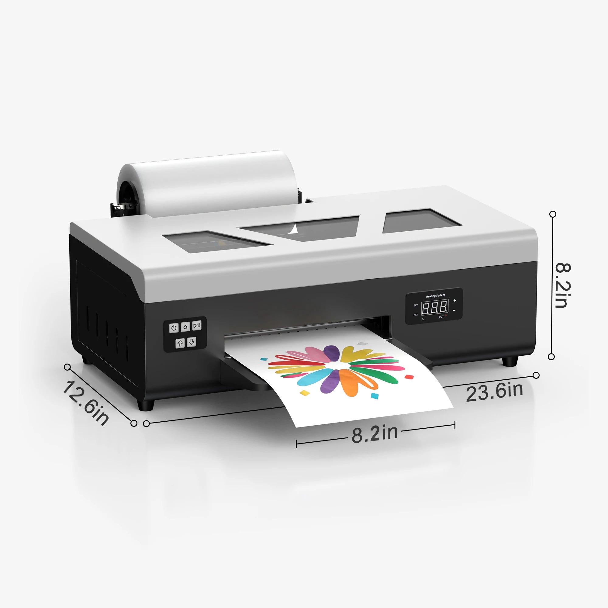 A4 DTF Printer L805 Printhead 21cm 8.2" Roll to Roll Direct to Film Transfer DTF Printing Machine for T-shirt Textile Clothes