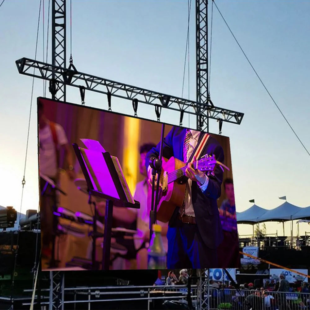 Whole Set Wedding Church Stage Concert Event Advertising Led Video Wall P3.9mm 500x500mm Rental Led Screen