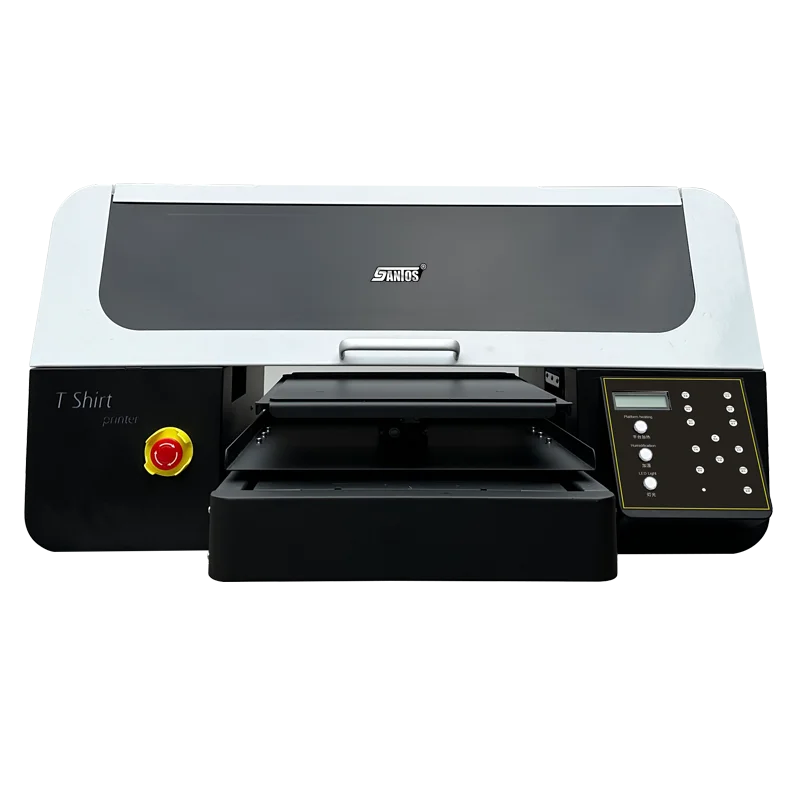 DTG Printer A3 4060 Model Digital Printer for T-shirt Hoodie Sweaters Quilt Cover Printing with 2 XP600 Heads Factory Wholesale