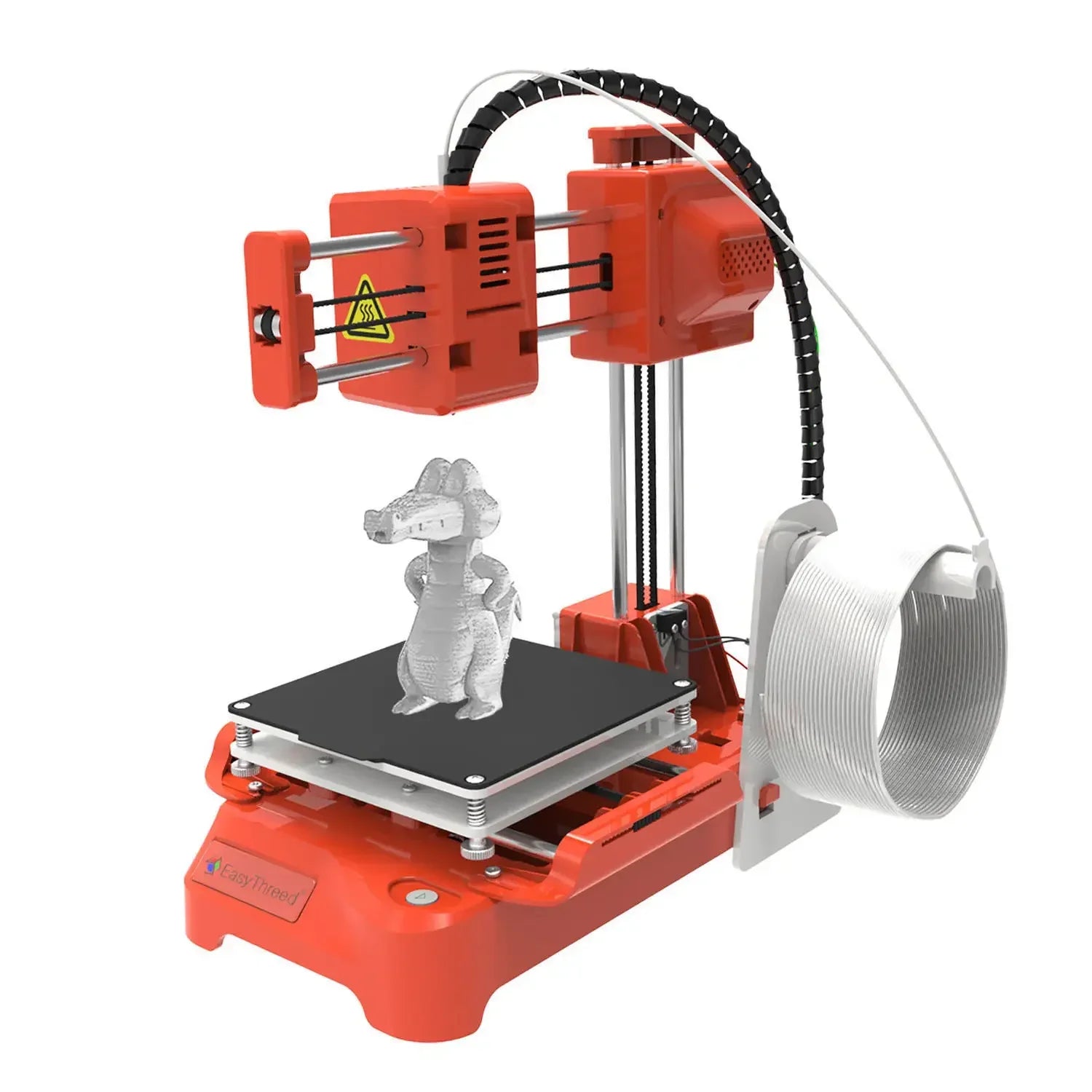 EasyThreed K7 3D Mini Printer 100x100x100mm No Heated Bed One-Key Printe with TF Card PLA Filament Simple Small Printing Machine