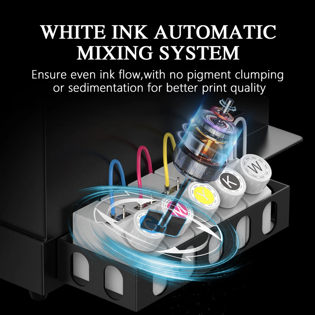 A4 A3 DTF Printer for Epson L805 Printhead Direct to Film Transfer DTF Printing Machine for All Dark & Light T-Shirts Fabrics